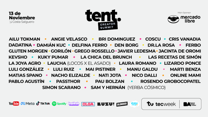 Tent Creator Summit: la cumbre que busca profesionalizar la industria de los creadores de contenido