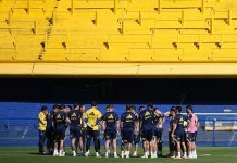 Boca Juniors se entrenó en La Bombonera: el equipo que probó Claudio Úbeda de cara al Superclásico ante River Plate