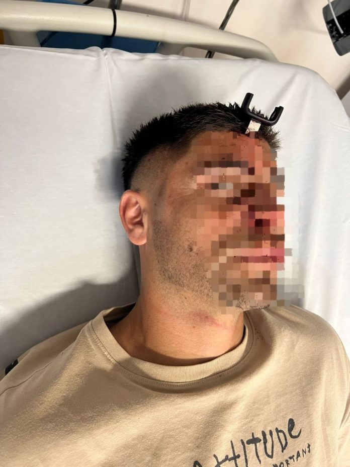 Conmoción en el fútbol: en medio de una pelea, le clavaron una llave en la cabeza a un jugador de General Lamadrid