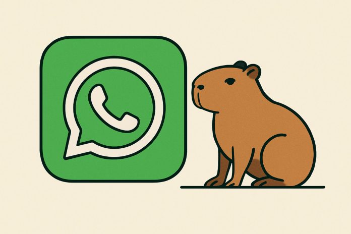 Así se puede activar el “modo Capibara” en WhatsApp en febrero 2026