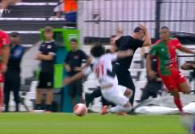 El error del árbitro que nadie advirtió en el gol anulado por falta del entrenador Israel Damonte que dio la vuelta al mundo