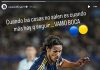 El mensaje de Edinson Cavani después de ser silbado en la Bombonera tras el empate de Boca Juniors y Racing
