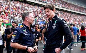 “Has sido un auténtico imbécil”: Horner reveló el mensaje de despedida que le envió Toto Wolff y volvió a encender la guerra interna de Red Bull