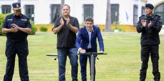 Kicillof se mostró con la cúpula policial e intendentes en medio del debate por ley penal juvenil