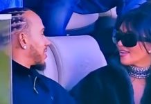 La contundente respuesta de Lewis Hamilton al ser consultado por su relación con Kim Kardashian tras la salida al Super Bowl