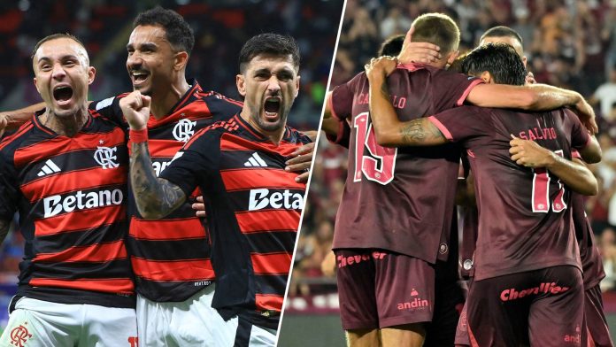 Lanús y Flamengo definirán en Brasil al campeón de la Recopa Sudamericana: hora, TV y formaciones