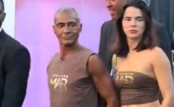 Polémica por las imágenes de Romario junto a su misteriosa novia en el carnaval