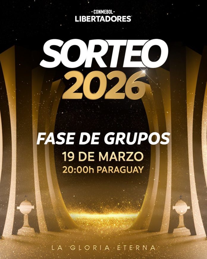 Se confirmó cuándo será el sorteo de la fase de grupos de la Copa Libertadores 2026