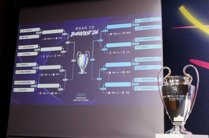 Se sortean los cruces de octavos de final de la Champions League: hora, TV y todo lo que hay que saber