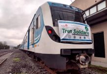 EL TREN SOLIDARIO LLEGÓ A TUCUMÁN CON DONACIONES PARA AFECTADOS POR LAS INUNDACIONES