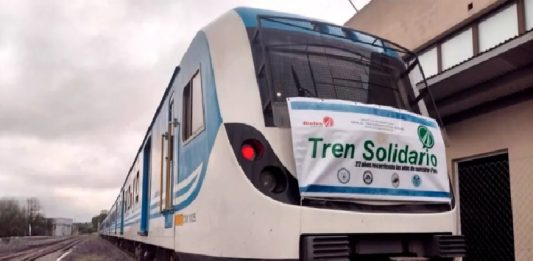 EL TREN SOLIDARIO LLEGÓ A TUCUMÁN CON DONACIONES PARA AFECTADOS POR LAS INUNDACIONES