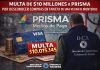 MULTA MILLONARIA A PRISMA (VISA)POR DESCONOCER CONSUMOS DE LA TARJETA