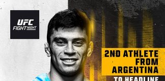 Debutó en UFC hace un año y ahora encabezará una cartelera frente una leyenda 17 años mayor que él: el sueño del argentino Kevin Vallejos