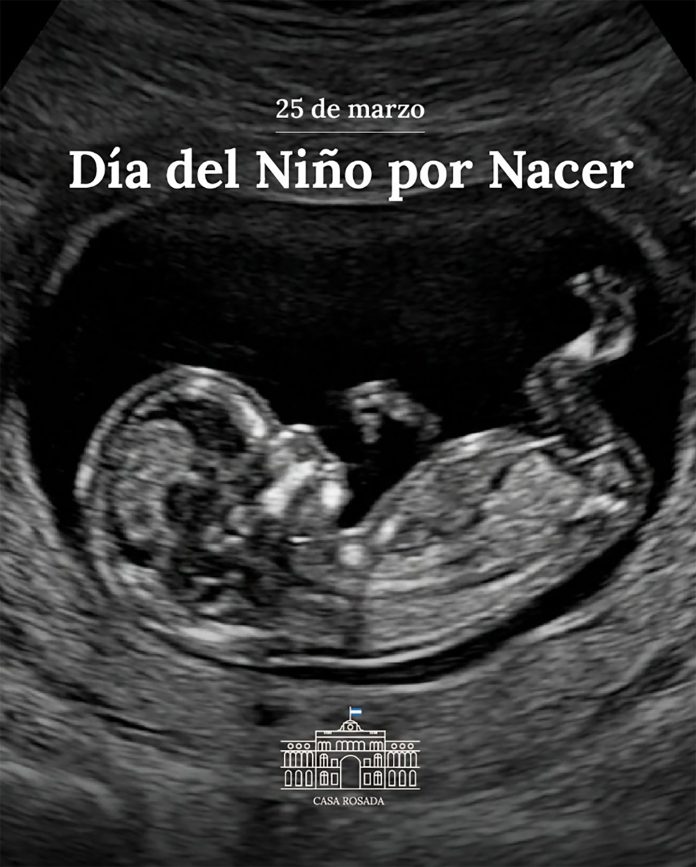 «Día del Niño por Nacer»: el Gobierno celebró la fecha y ratificó su postura contra el aborto legal