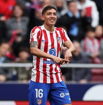 El impresionante remate teledirigido de Nahuel Molina que se clavó en el ángulo en el partido entre Atlético Madrid y Getafe
