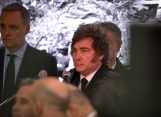 Javier Milei en acto por el aniversario del atentado a la embajada de Israel: “Un cobarde ataque del terrorismo iraní”