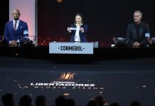 Las bromas de Ruggeri por su confusión ante una pregunta en portugués durante el sorteo de la Libertadores