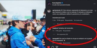 Los mensajes hostiles que recibió Colapinto por el accidente de Bearman en el Gran Premio de Japón