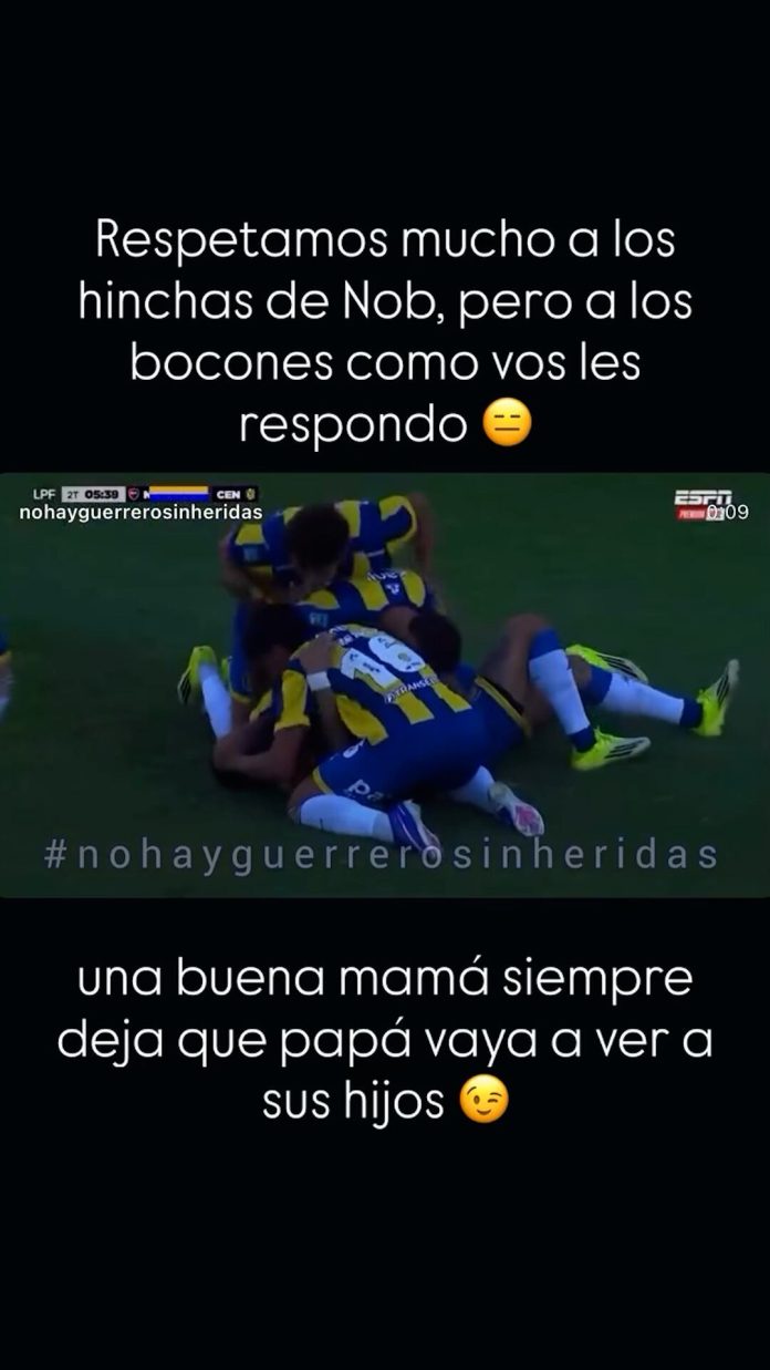 Los posteos de la esposa de Di María Jorgelina Cardoso con los que encendió las redes tras el gol del Fideo a Newell’s
