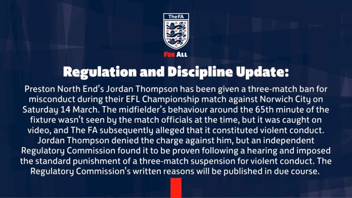 Un futbolista pateó una botella de agua, golpeó a un espectador y recibió una dura sanción por “conducta violenta”