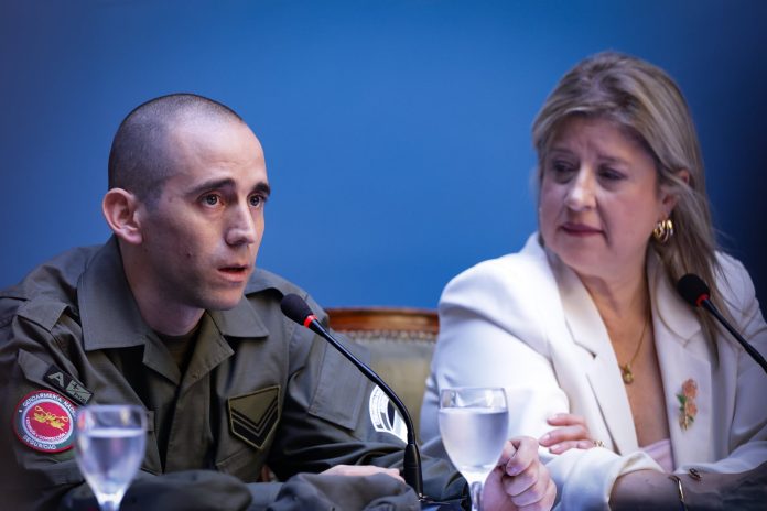 Visiblemente emocionado, Nahuel Gallo reclamó por los extranjeros detenidos en Venezuela y pidió tiempo para contar su historia