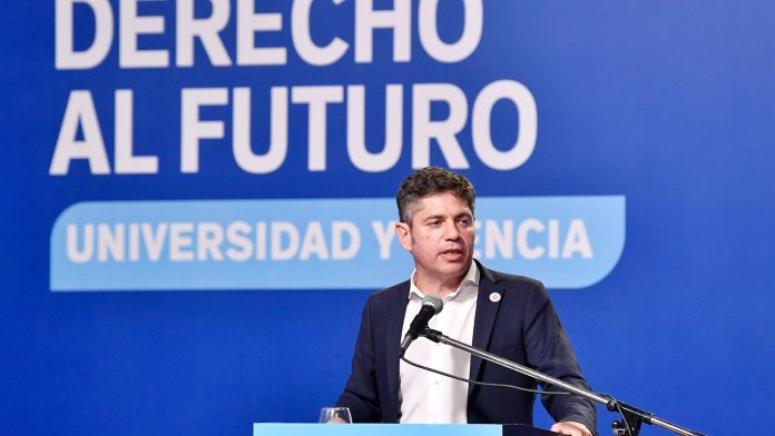Axel Kicillof le puso tono de lanzamiento a su acto en CABA: “A Milei le quedan menos de dos años”