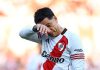 Driussi fue reemplazado a los 15 minutos del Superclásico entre River Plate y Boca Juniors: su reacción al salir lesionado