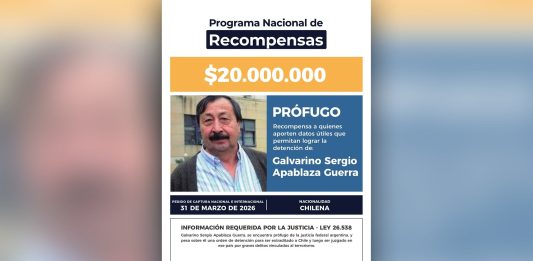 El exguerrillero chileno Galvarino Apablaza solicitó a la ONU paralizar su extradición por “riesgo de tortura”