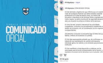 El futbolista de Gimnasia de Jujuy habló luego de ser liberado tras gritar “bomba” en un avión: “Estoy arrepentido”