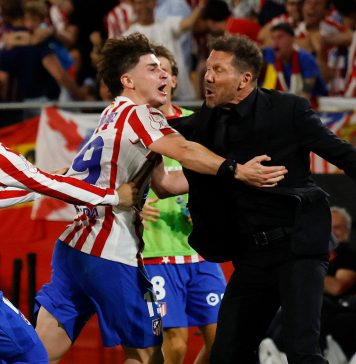 El golazo de Julián Álvarez que envió la final de la Copa del Rey entre Atlético de Madrid y Real Sociedad al alargue