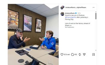 El mensaje de respaldo de Flavio Briatore a Franco Colapinto luego de la prueba especial que realizó a bordo del Alpine
