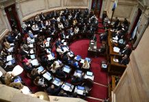 El oficialismo inicia el debate de la ley de propiedad privada en el Senado y analiza sesionar el jueves