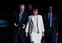 El reencuentro entre Mauricio Macri y Patricia Bullrich durante la cena de la Fundación Libertad