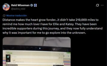 Otro récord para Artemis II: hizo la videollamada a mayor distancia de la Tierra