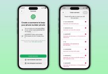 WhatsApp comienza a probar los nombres de usuario como alternativa al número de celular