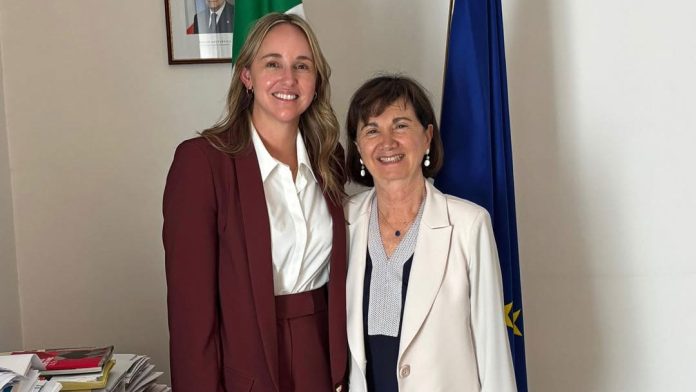 Caída de los nacimientos: la vicejefa de gobierno porteño se reunió con la ministra de natalidad de Italia
