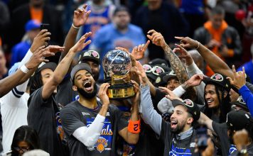 Caos en las calles de Nueva York: los aficionados de los Knicks celebran el regreso del equipo a las Finales de la NBA