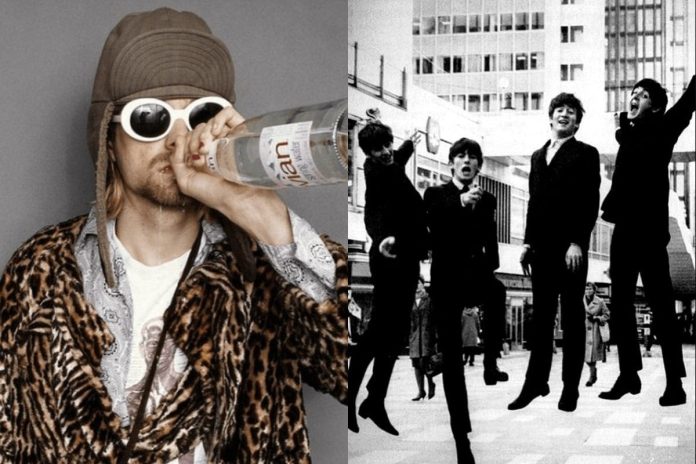 La canción de Nirvana que suena como The Beatles