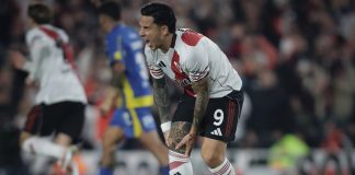 La dura entrada de Franco Ibarra que lesionó a Sebastián Driussi a los 7 minutos de River Plate-Rosario Central
