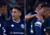 La insólita discusión entre Sebastián Villa y Matías Fernández en plena goleada de Independiente Rivadavia por la Libertadores
