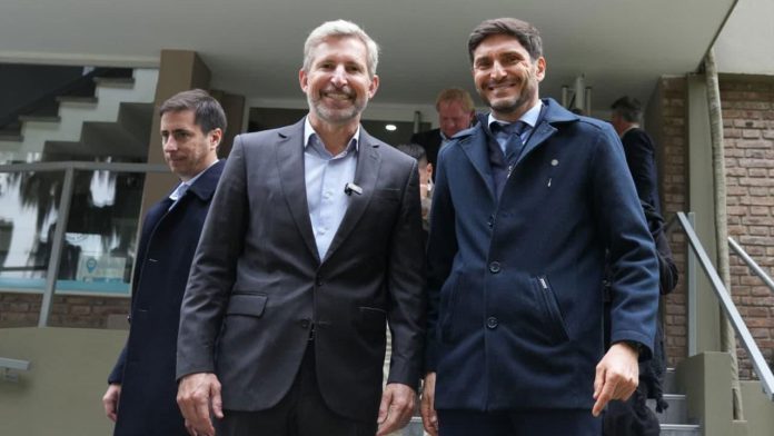 Rogelio Frigerio y Maximiliano Pullaro se encontraron en Entre Ríos con la visita de Macri y la salida de la crisis en la agenda
