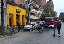 INCENDIO EN UNA HAMBURGUESERÍA DE BARRIO NORTE: NO HUBO HERIDOS DE GRAVEDAD