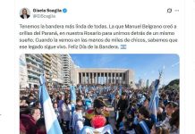 Acto por el Día de la Bandera, en vivo: Javier Milei habla en Rosario y las últimas noticias hoy, 20 de junio
