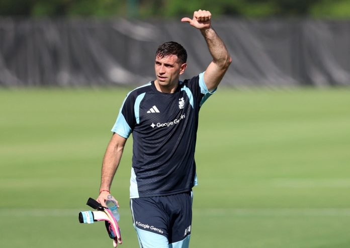 El contundente mensaje de Dibu Martínez en la práctica a cuatro días del debut de la selección argentina en el Mundial