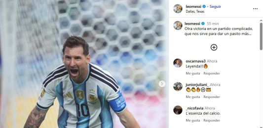 El posteo de Messi tras la victoria ante Austria: de la reacción del “Dibu” Martínez a la referencia a un histórico gol de Maradona