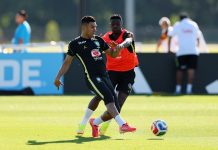 La durísima entrada de Casemiro a Endrick en el entrenamiento de Brasil que alarmó a los hinchas a días del debut en el Mundial