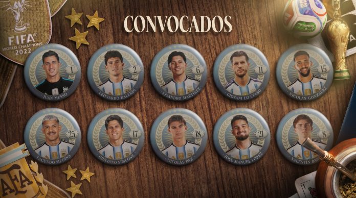 Los diez cambios en los dorsales de la selección argentina para el Mundial 2026: el único campeón que tendrá otro número