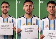 Los increíbles errores en los nombres del plantel argentino en un video de la organización del Mundial: el “parche” de emergencia
