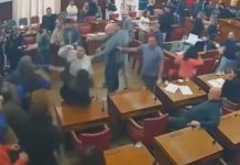 Patadas, empujones y trompadas a una mujer: escándalo entre taxistas y choferes de apps en el Concejo Deliberante de Mar del Plata