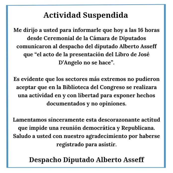 Se proyectó en el auditorio de la Cámara de Diputados un documental sobre la vida del coronel Larrabure, asesinado en 1975 por el ERP